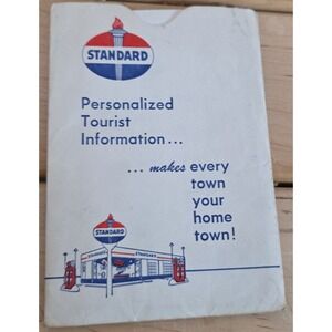 Vintage Standard Oil Personalized Tourist Information Booklet Road Trip Guide